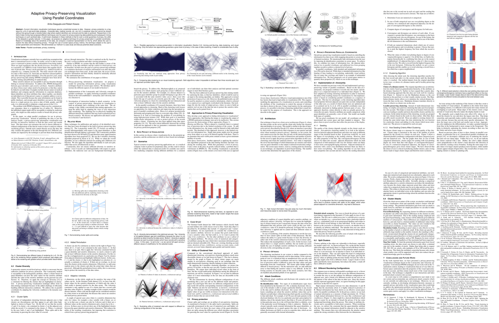 Preview for Adaptive Privacy-Preserving Visualization Using Parallel Coordinates