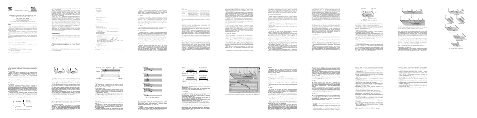 Preview for Metaphors of Movement: A Visualization and User Interface for Time-Oriented, Skeletal Plans