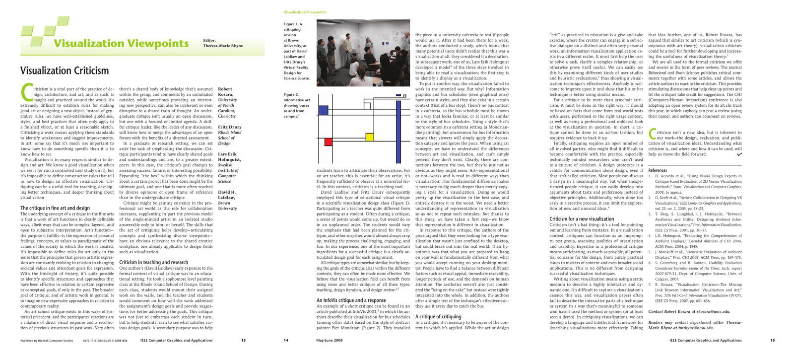 Preview for Visualization Criticism