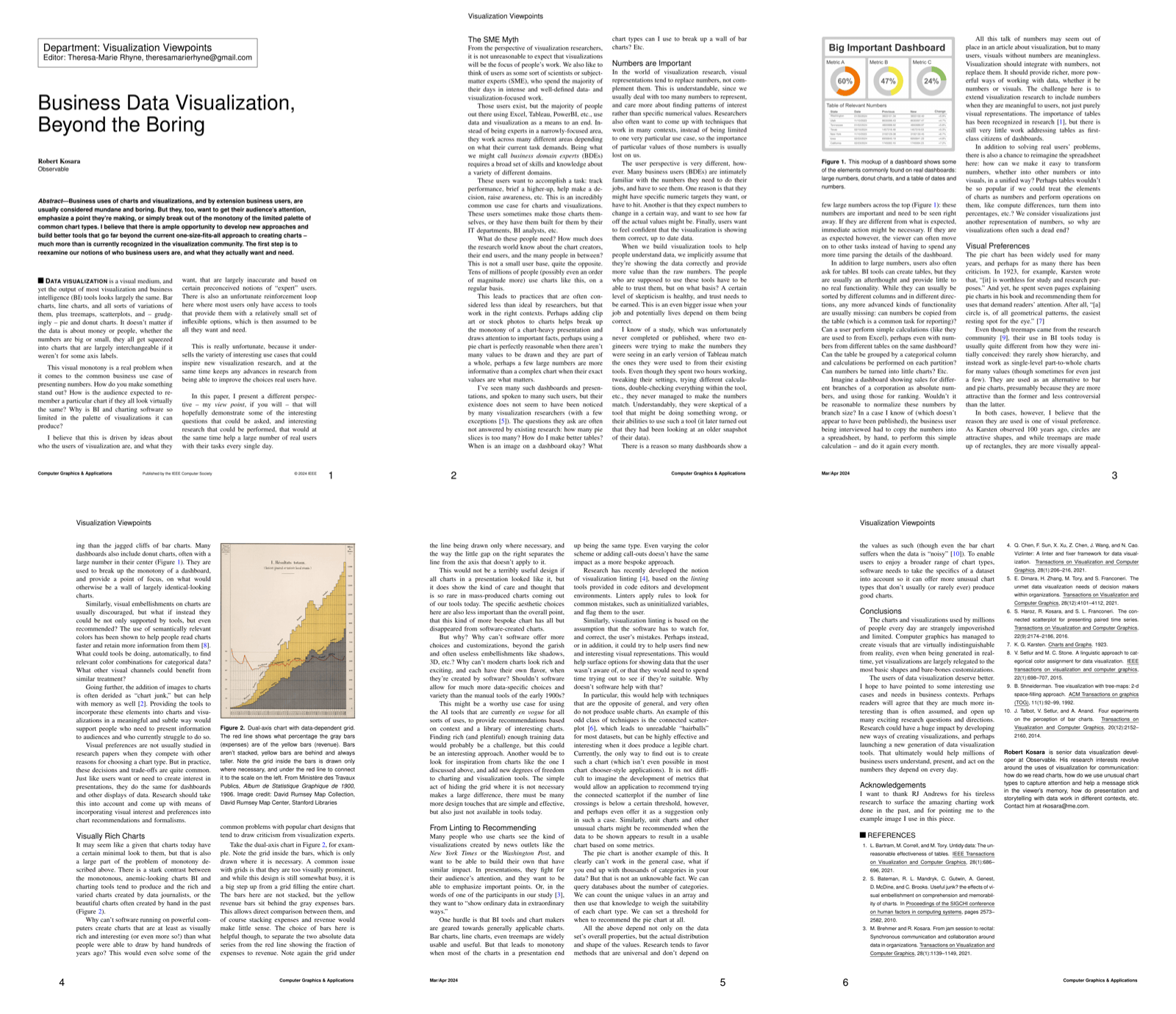 Preview for Business Data Visualization, Beyond the Boring