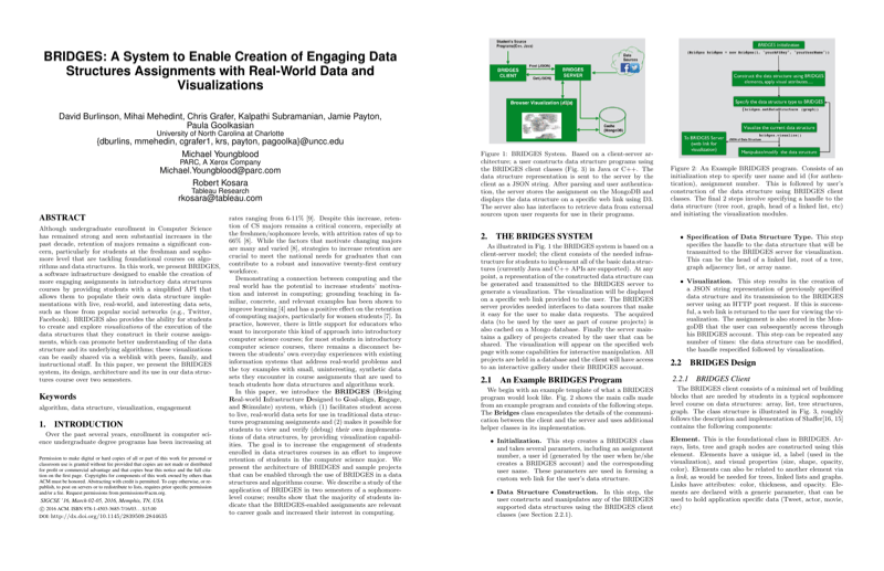 Thumbnail for BRIDGES: A System to Enable Creation of Engaging Data Structures Assignments with Real-World Data and Visualizations