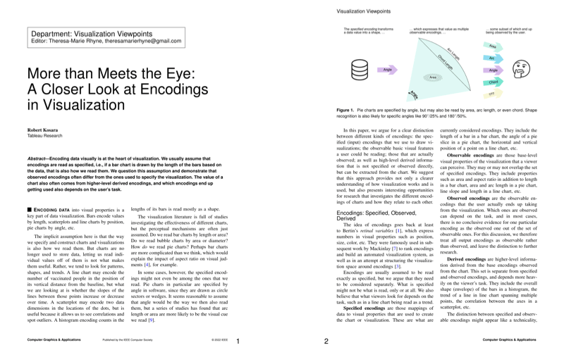 Thumbnail for More Than Meets the Eye: A Closer Look at Encodings in Visualization