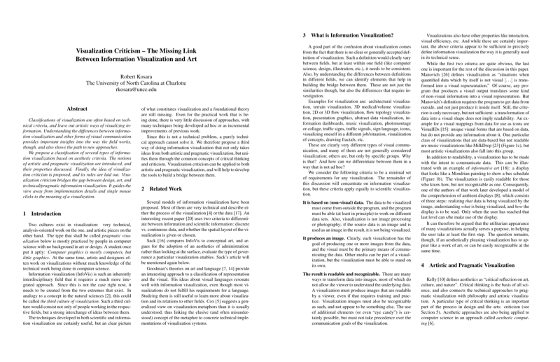 Thumbnail for Visualization Criticism – The Missing Link Between Information Visualization and Art