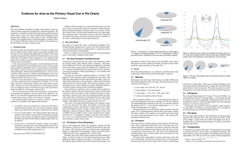 Thumbnail for Evidence for Area as the Primary Visual Cue in Pie Charts