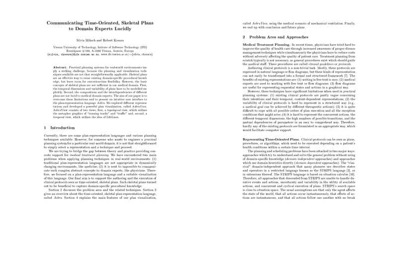 Thumbnail for Communicating Time-Oriented, Skeletal Plans to Domain Experts Lucidly