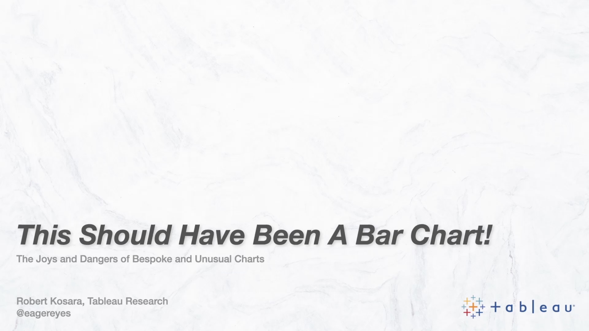 Outlier 2022: This Should Have Been a Bar Chart thumbnail